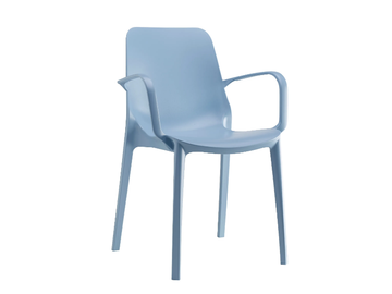 GINEVRA - Stackable technopolymer chair with armrests by SCAB DESIGN - view 2